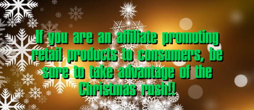 Earn high affiliate commissions at Christmas